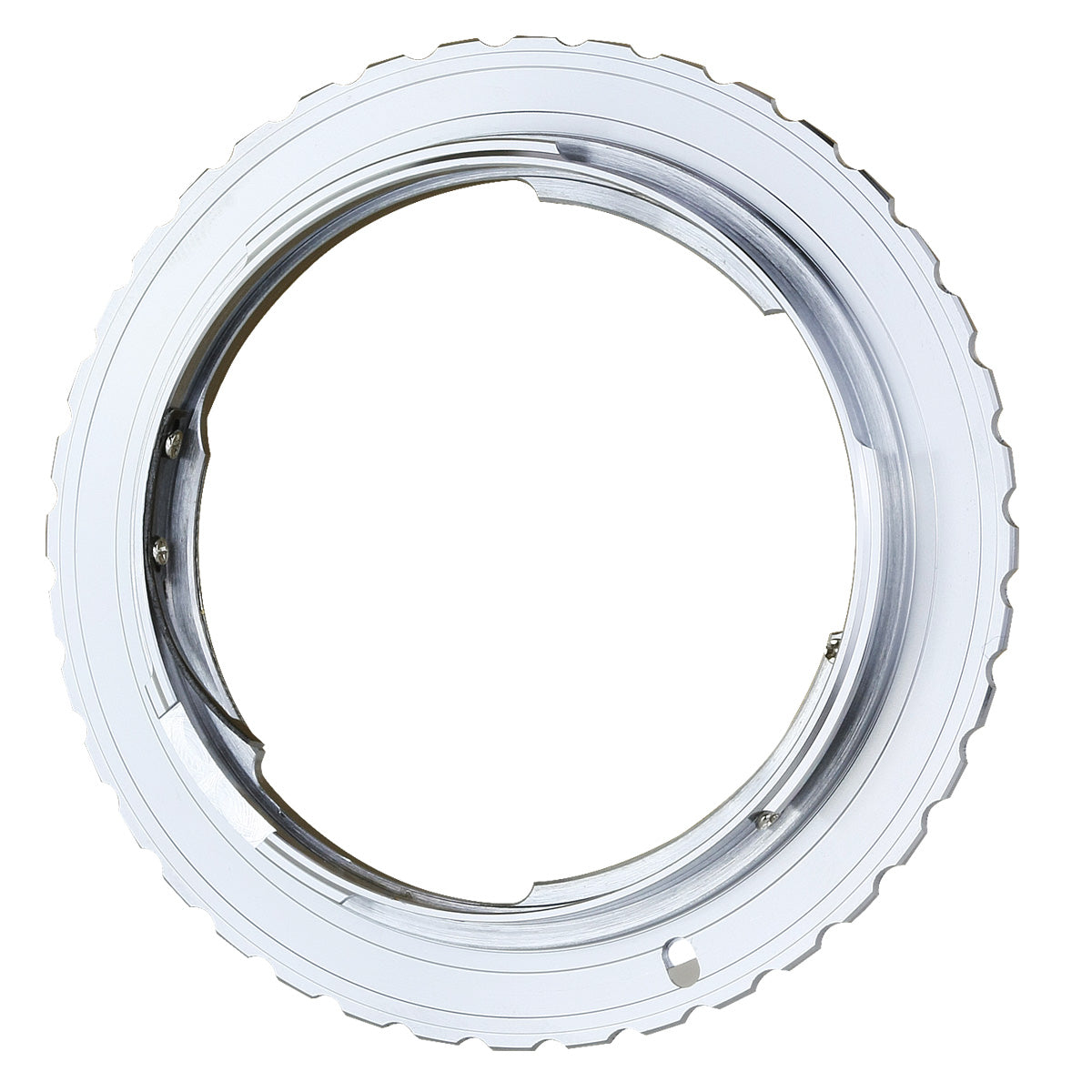 Haoge Lens Mount Adapter for Contax / Yashica C/Y CY mount Lens to Canon EOS EF EF-S Mount Camera Silver