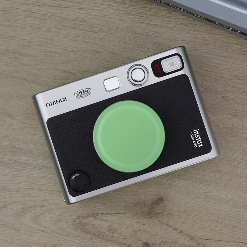 Haoge Metal Lens Cap for Fujifilm Instax Mini Evo Film Photo Camera Accessories Lens Cover,Green
