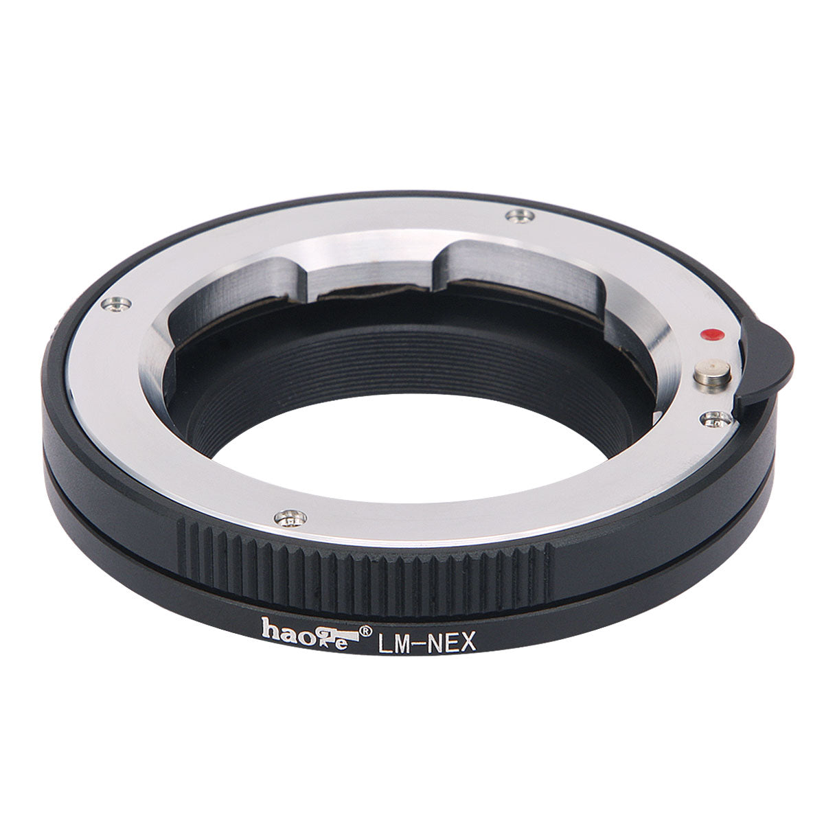Haoge LM-NEX-L Macro Focus Lens Mount Adapter for Leica M LM Lens to Sony E-mount NEX Camera such as NEX-3, NEX-5, NEX-5N, NEX-7, NEX-7N, a6500, a6300, a6000, a5000, a3500, a3000, NEX-VG10, VG20