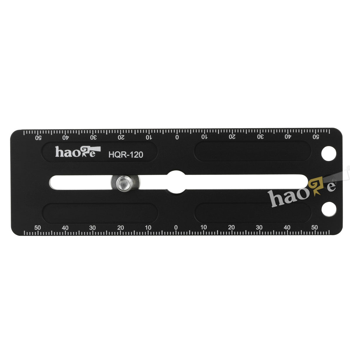 Haoge 120mm Multi-purpose Long Quick Release Extender Rail Sliding Plate for Camera Tripod Ballhead Clamp fit Benro Arca Swiss Sunwayfoto