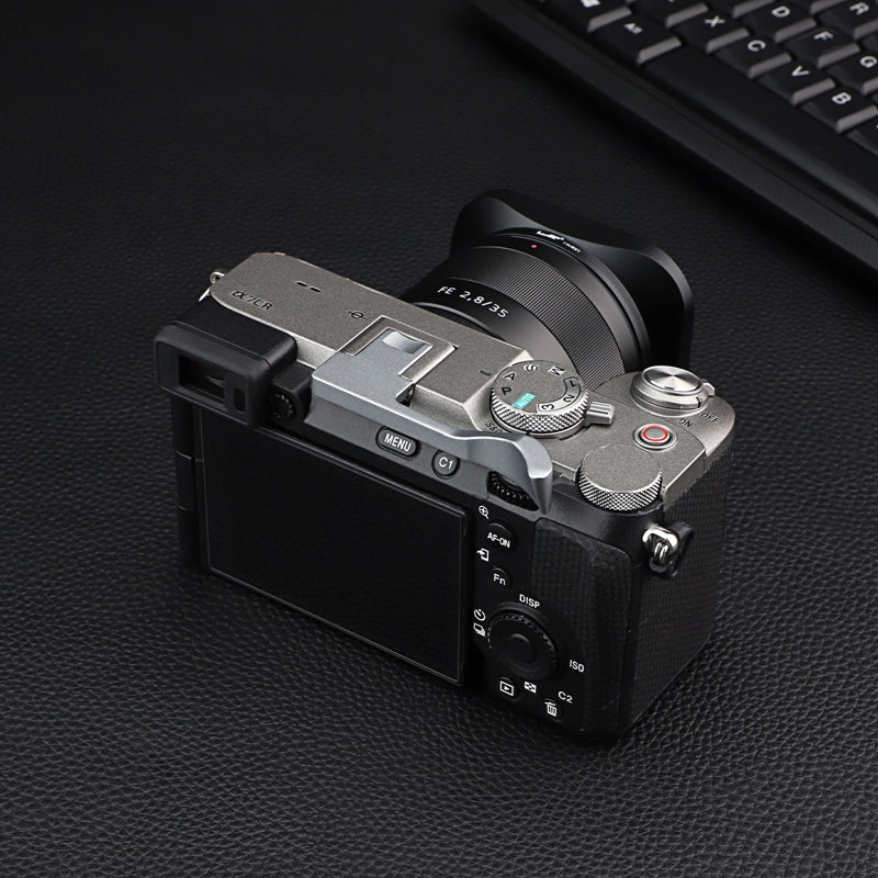 Haoge THB-A7CIIS Metal Hot Shoe Thumb Up Rest Hand Grip for Sony α7CII,Alpha 7CR,ILCE-7Cii,Camera Accessories Silver