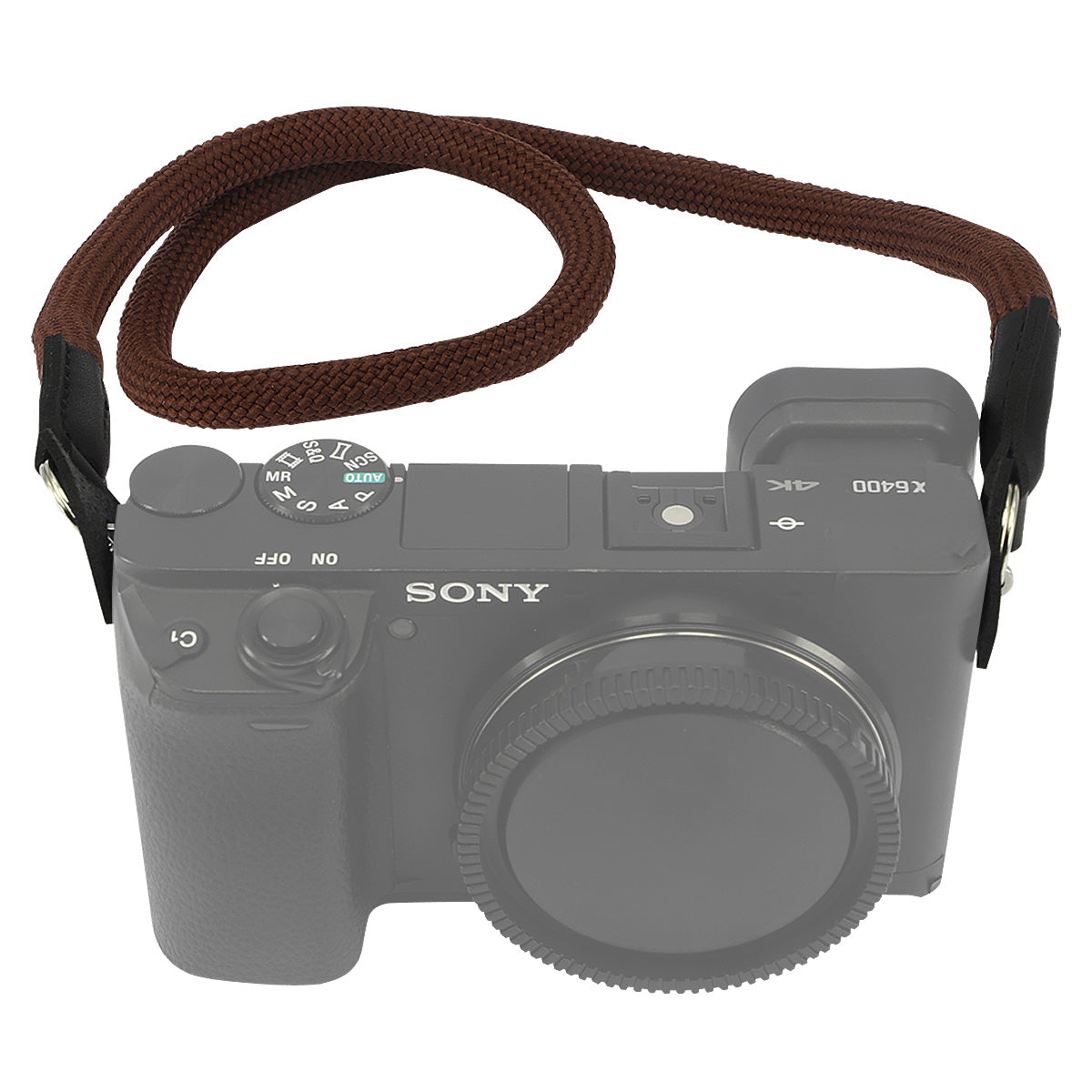 Haoge Camera Neck Strap for Sony a7, a7M2, a7M3, a7R, a7RM2, a7RM3, a7RM4, a7S, a7SM2, a9, a9M2, a99M2, RX10, RX10M2, RX10M3, RX10M4, RX1RM2 Climbing Rope Coffee
