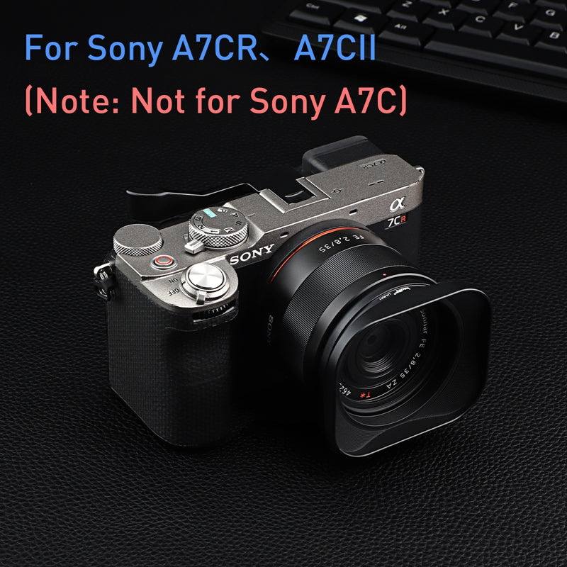 Haoge THB-A7CIIB Metal Hot Shoe Thumb Up Rest Hand Grip for Sony α7CII,Alpha 7CR,ILCE-7Cii,Digital Camera Accessories Black
