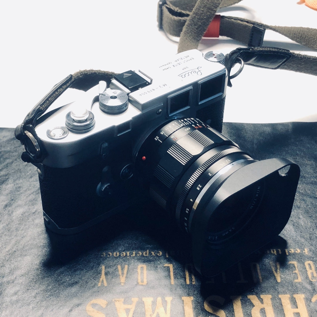 Haoge LH-VM35P Bayonet Metal Square Lens Hood Compatible with Voigtlander Nokton Aspherical ASPH 40mm f/1.2 VM , 35mm f1.2 VM , 50mm f1.2 VM Leica M Lens replaces LH-8 Hollow Out Designed Black
