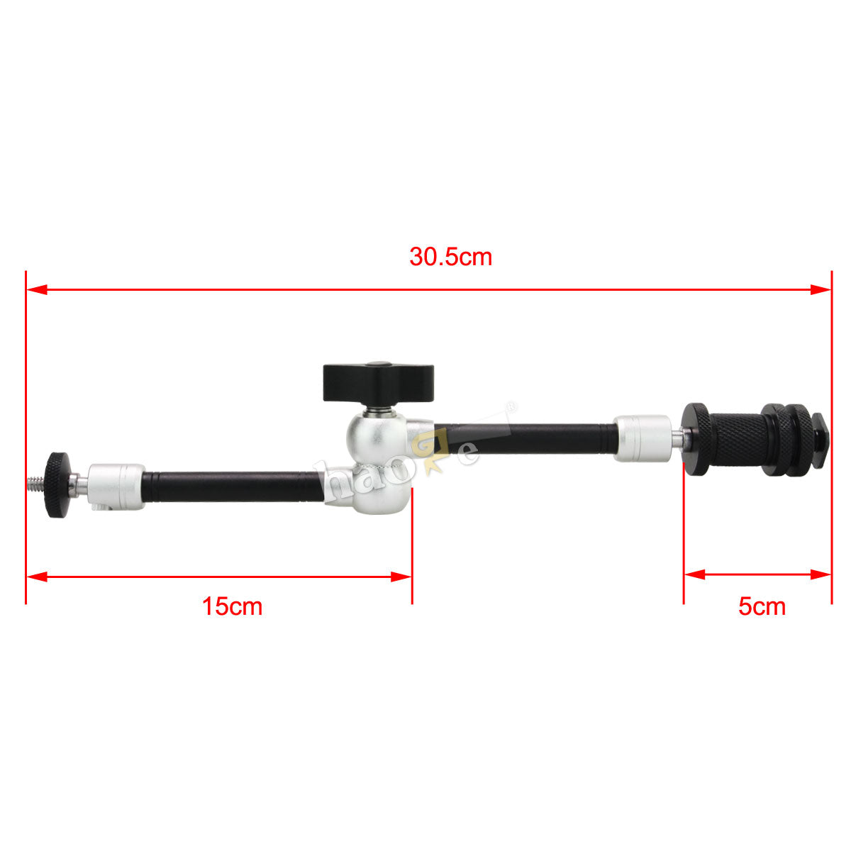 Haoge 11" Inch Adjustable Friction Articulating Magic Arm for DSLR Camera LCD Monitor LED Light