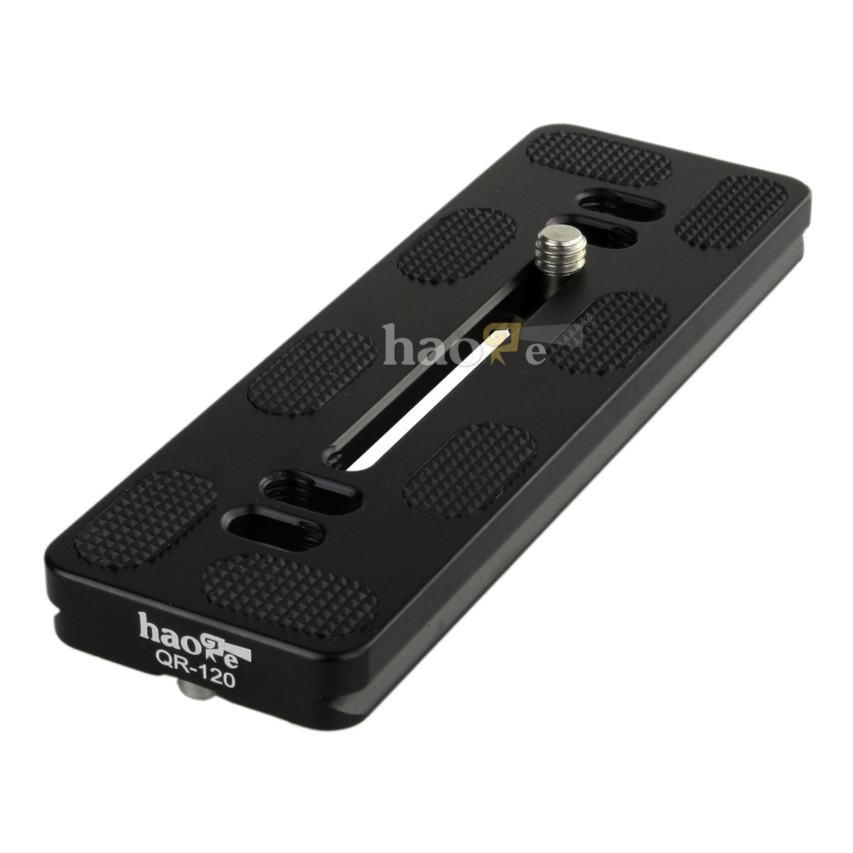 Haoge 120mm QR Quick Release Plate Dual Dovetail and D-Ring Screw Fits Arca-Swiss Standard for Tripod Ball Head