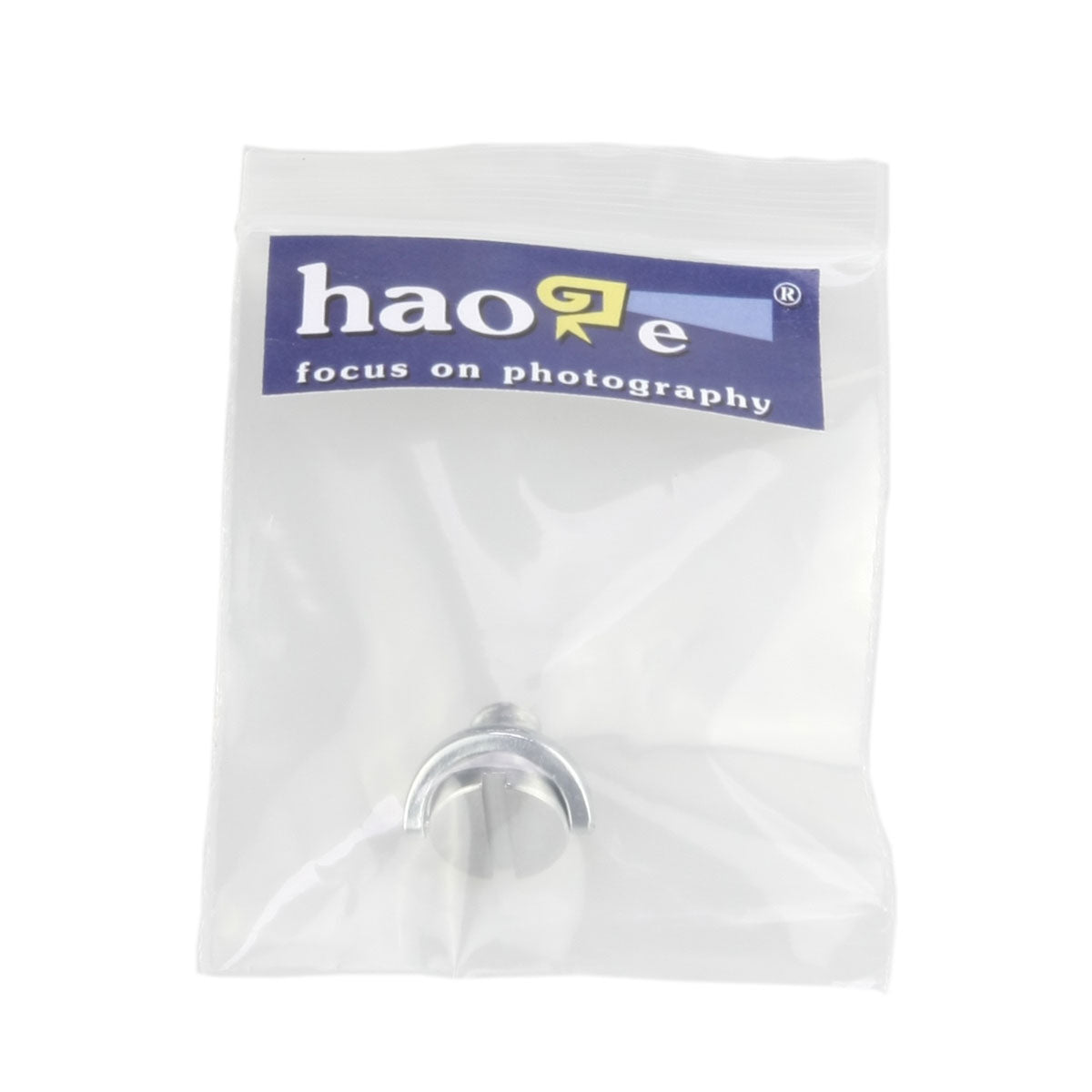 Haoge 1/4"-20 D-Ring Stainless Steel Mounting Fixing Screw for Camera Tripod Monopod Quick Release Plate