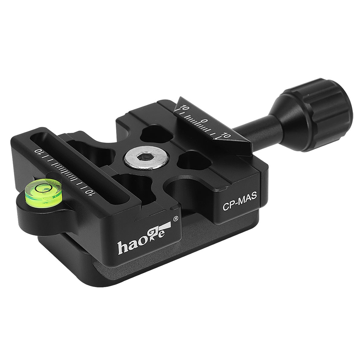 Haoge CP-MAS Quick Release Clamp with RC4 / 400PL Base Adapter Convertor for Manfrotto RC4 System to Arca-Swiss Compatible, Fit 400PL / 405 / 410 / RC4
