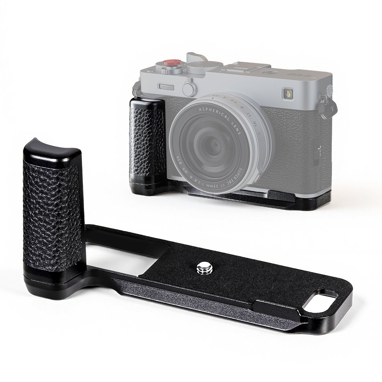 Haoge Handle HandGrip for Fujifilm X-E5 xe5 Camera Body L-Shape Grip Bracket HG-FUXE5N-B Black With Arca-Swiss standard Plate