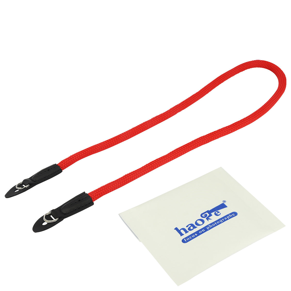 Haoge Camera Neck Strap for Leica M M-P M-E M8 M9 M9-P M10 M10-P M10-D M11 M11-P Q Q2 Q3 Q3-43 Q-P CL D-Lux7 D-Lux8 X Vario MP ME M9P M10P M10D QP Typ107 Typ109 Typ113 Typ116 Typ240 Typ246 Typ262 Climbing Rope Red