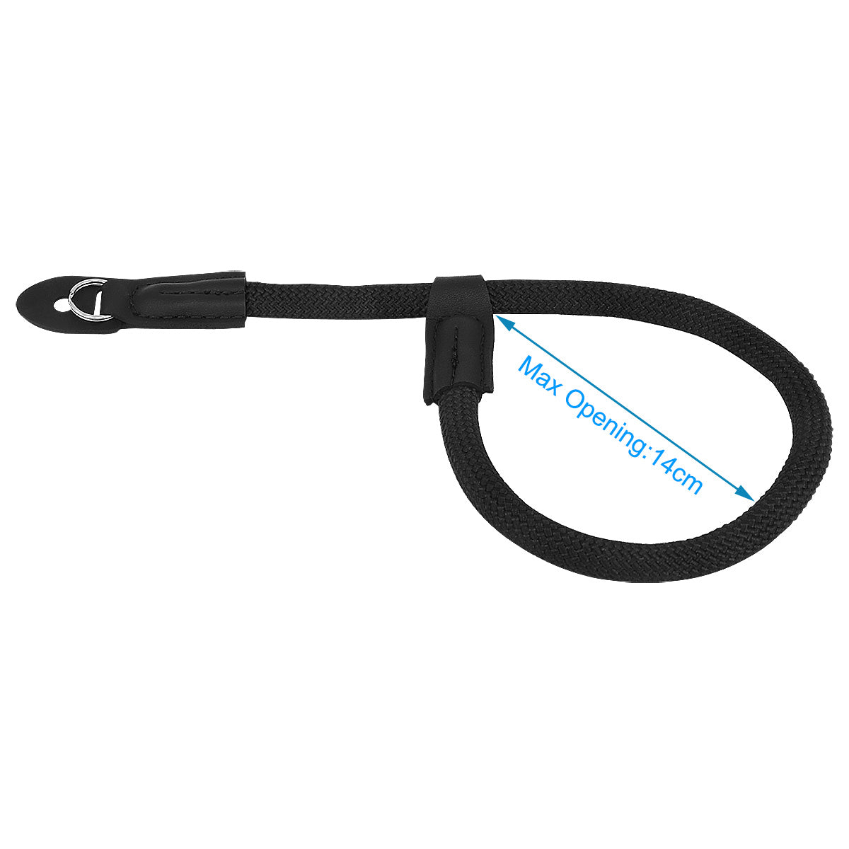 Haoge Camera Hand Wrist Strap for Fujifilm Fuji X-E1 X-E2 X-E2s X-E3 X-E4 X-Pro1 X-Pro2 X-Pro3 X-T1 X-T2 X-T3 X-T4 X-T5 X-T10 X-T20 X-T30 X-T30II X-T50 XE1 XE2 XE2s XE3 XE4 XPro2 XPro3 XT1 XT2 XT3 XT4 XT5 XT10 XT20 XT30 XT30II XT50 Climbing Rope Black