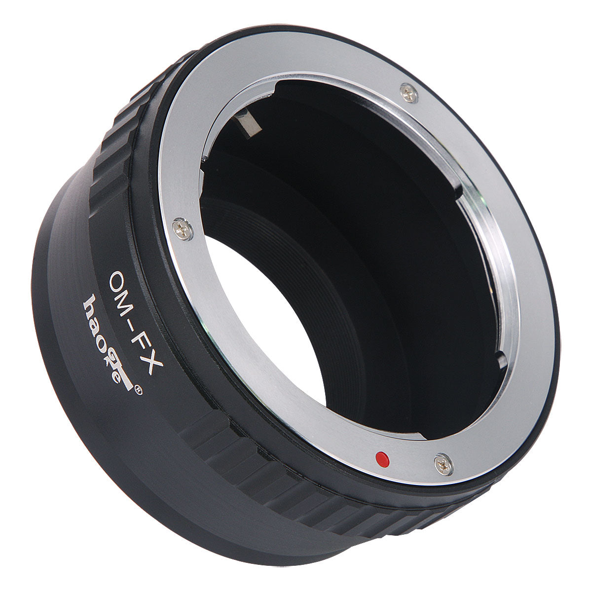 Haoge Manual Lens Mount Adapter for Olympus OM Lens to Fujifilm Fuji X FX mount Camera such as X-A1 X-A2 X-A3 X-A5 X-A10 X-A20 X-E1 X-E2 X-E2s X-E3 X-H1 X-M1 X-Pro1 X-Pro2 X-T1 X-T2 X-T10 X-T20