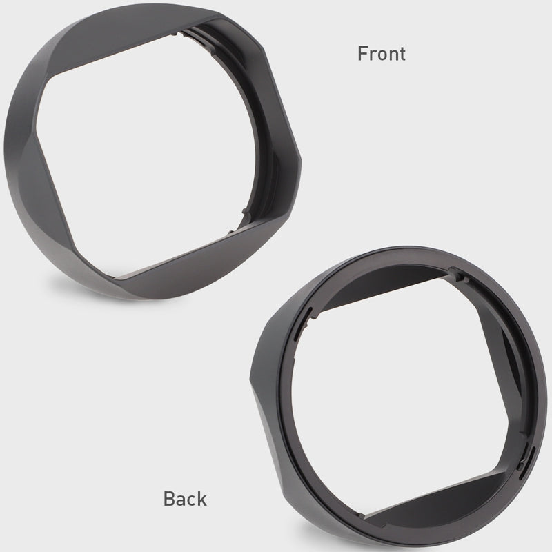 Haoge Bayonet Square Metal Lens Hood for Sony FE 50mm F1.4 GM Lens Shade with Metal Cap (SEL50F14GM)