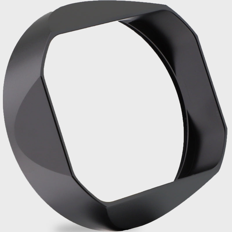 Haoge LH-LQ Metal Square Lens Hood for LeicaQ2 Q Q-P QP q Camera Accessories Black