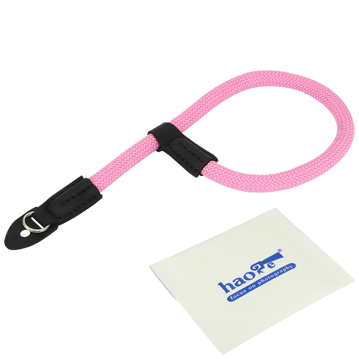 Haoge Camera Hand Wrist Strap for Panasonic S1 S1H S1R G7 G9 G85 G90 G95 GX7 GX8 GX85 GX9 GX850 GF7 GF8 GF10 GM1 GM5 GH5 Climbing Rope Pink