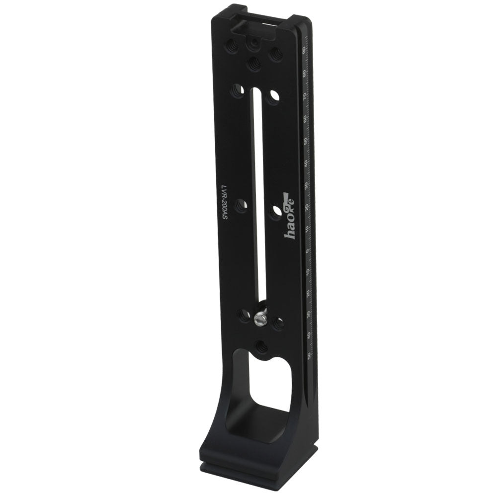 Haoge LVR-200AS 200mm Dual Dovetails Nodal Slide Vertical Rail with 90 Degree Quick Release Dovetail Compatible with Arca-Swiss SUNWAYFOTO