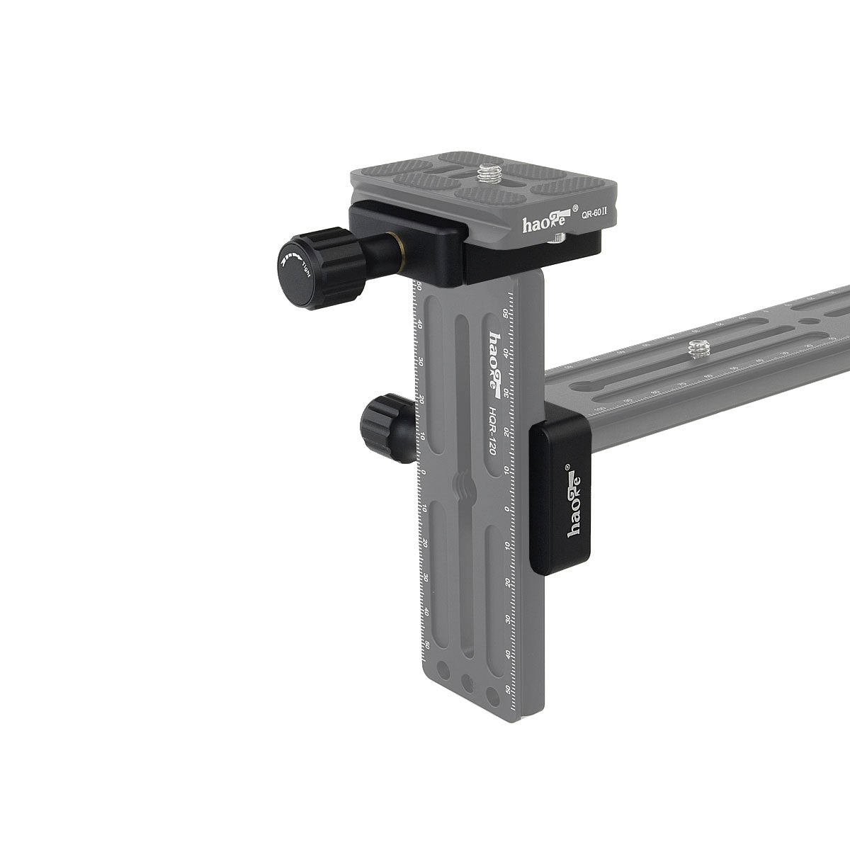 Haoge CP-20 Screw Knob Clamp Adapter Mount with Three Pairs of 20mm Holes for DIY Support System with Haoge Plates