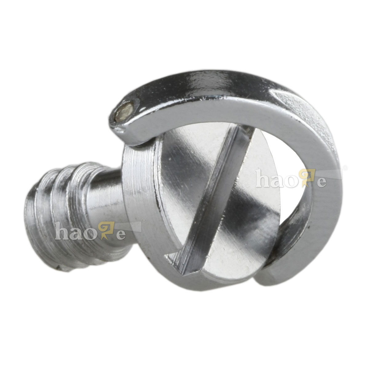 Haoge 1/4"-20 D-Ring Stainless Steel Mounting Fixing Screw for Camera Tripod Monopod Quick Release Plate (Pack of 10)