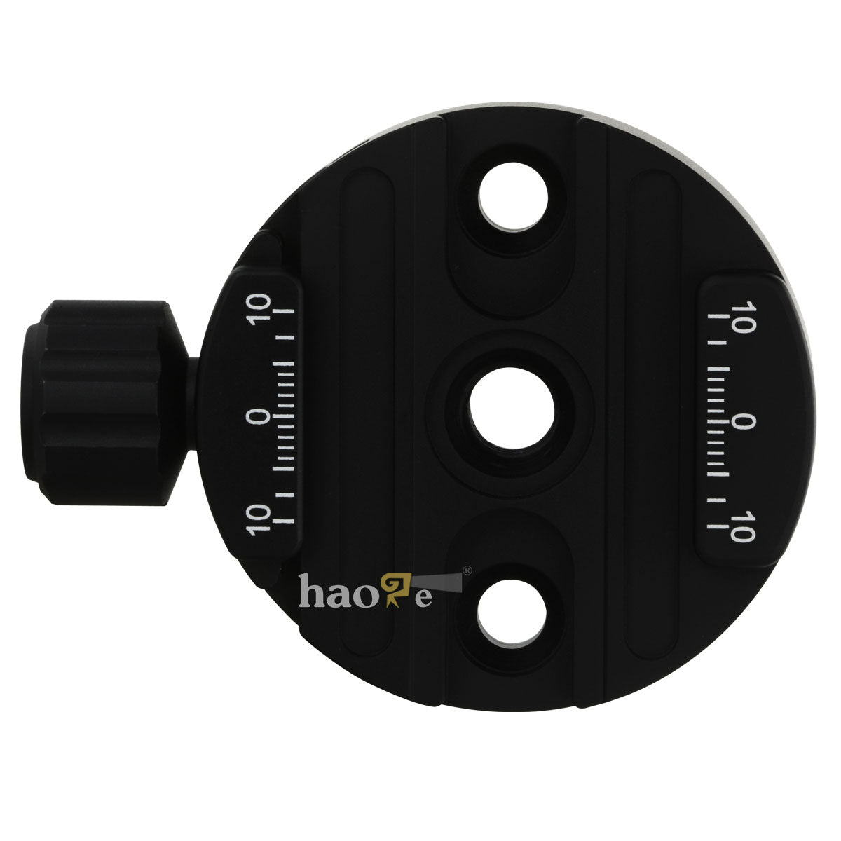 Haoge 58mm Screw Knob Clamp Adapter with 60mm QR Quick Release Plate for Camera Tripod Ballhead Monopod Ball Head Fit Arca Swiss