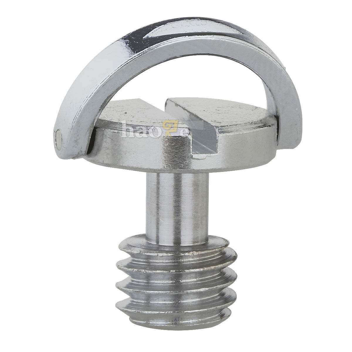 Haoge 3/8" D-Ring Stainless Steel Mounting Fixing Screw for Camera Tripod Monopod Quick Release Plate (Pack of 2)