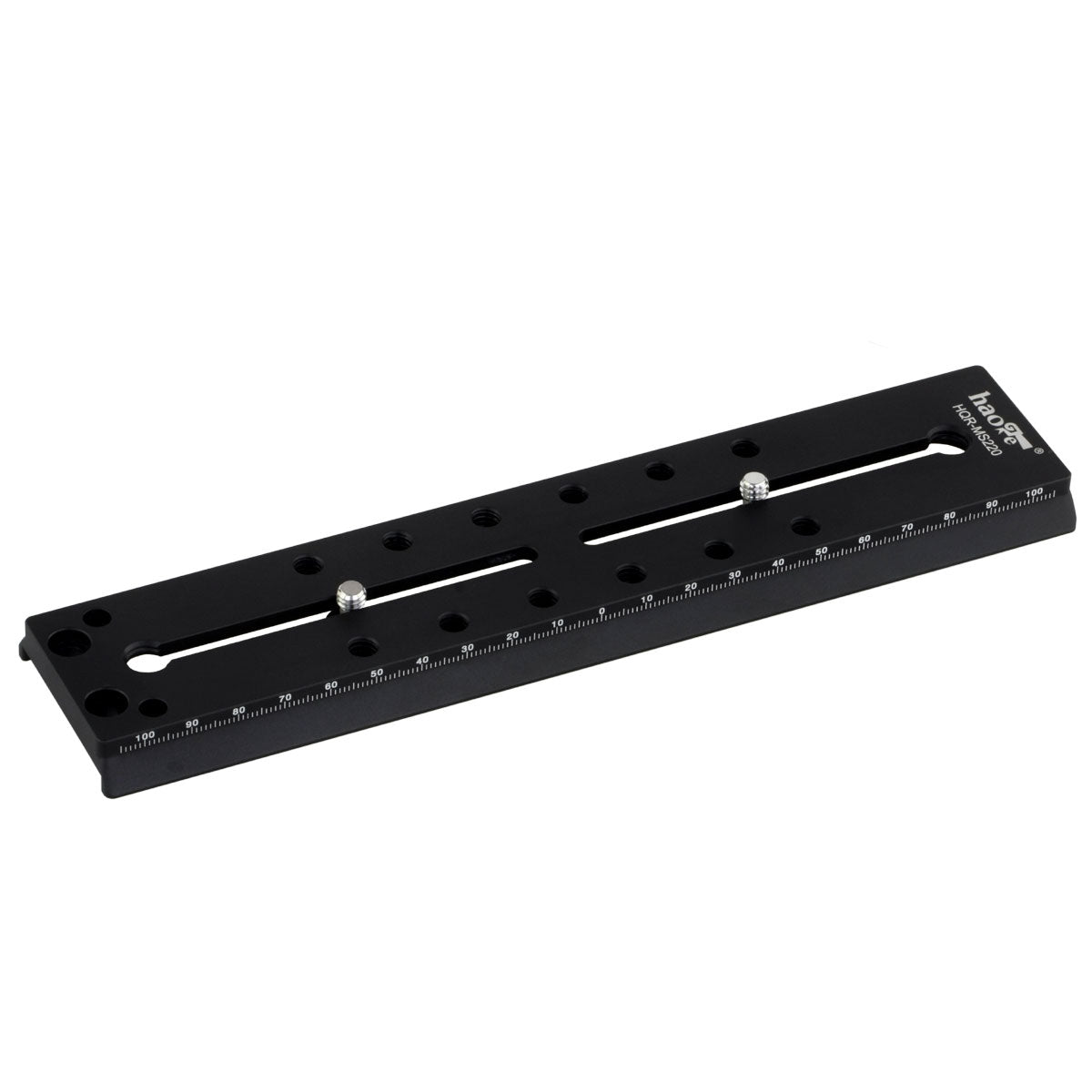 Haoge 220mm Long Sliding Quick Release Plate For Manfrotto Rapid Connect Clamp Benro Sirui Fluid Video Head Tripod Ball Heads