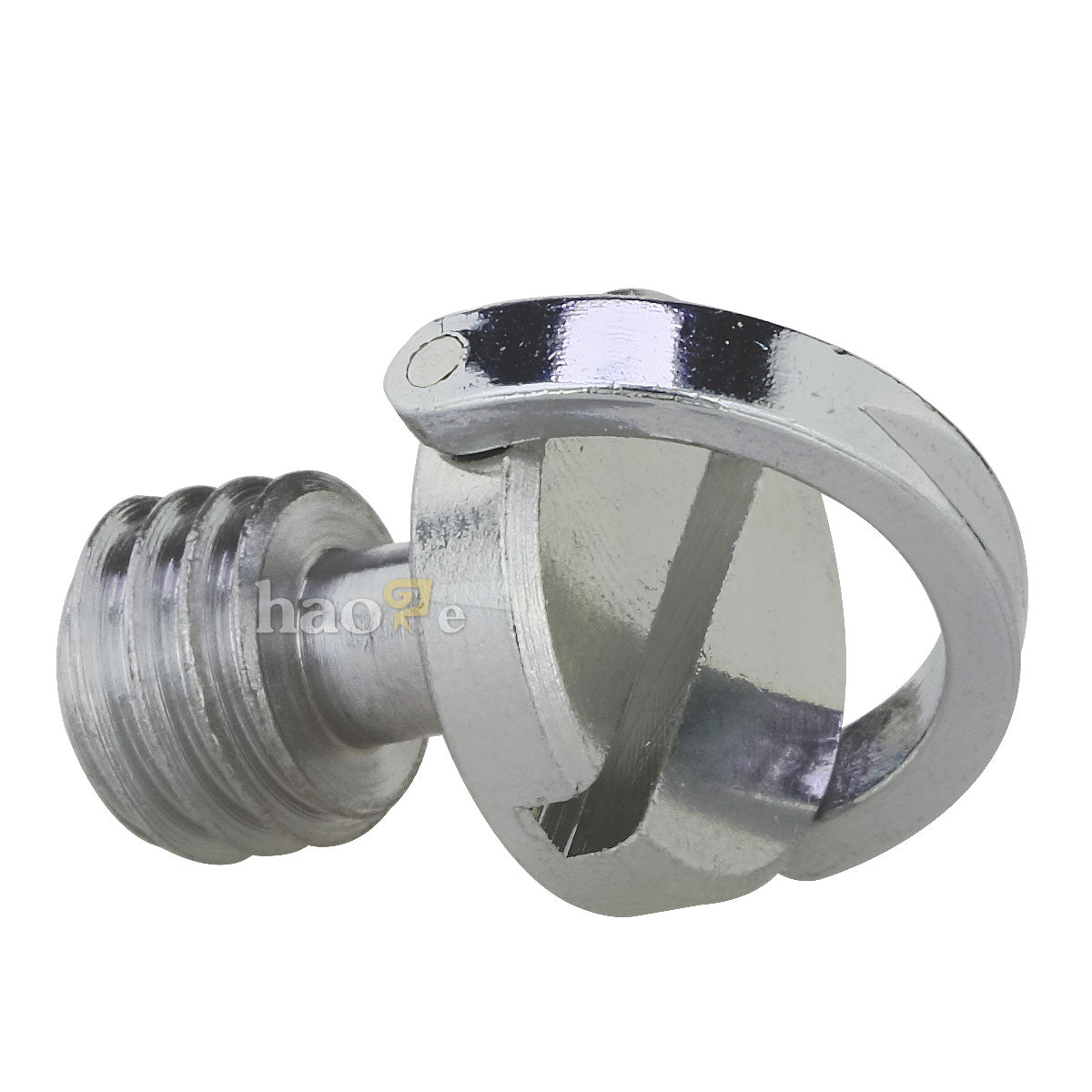 Haoge 3/8" D-Ring Stainless Steel Mounting Fixing Screw for Camera Tripod Monopod Quick Release Plate