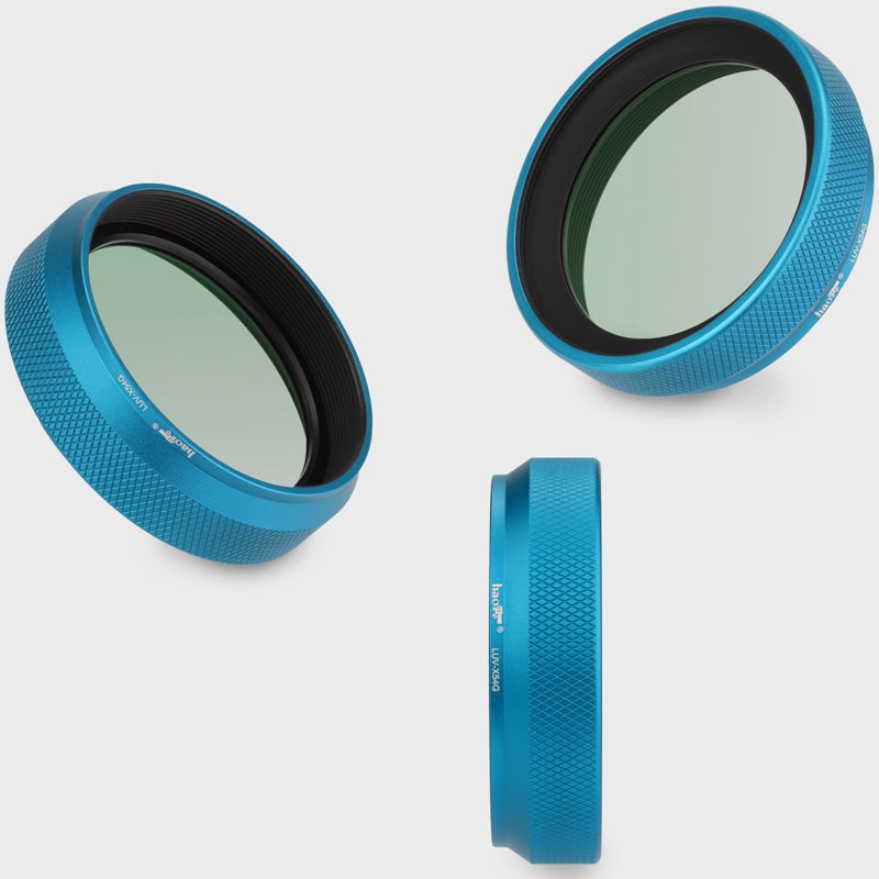 Haoge Metal Lens Hood with MC UV Protection Multicoated Ultraviolet Lens Filter for Fujifilm Fuji X100VI Camera Blue LUV-X54G