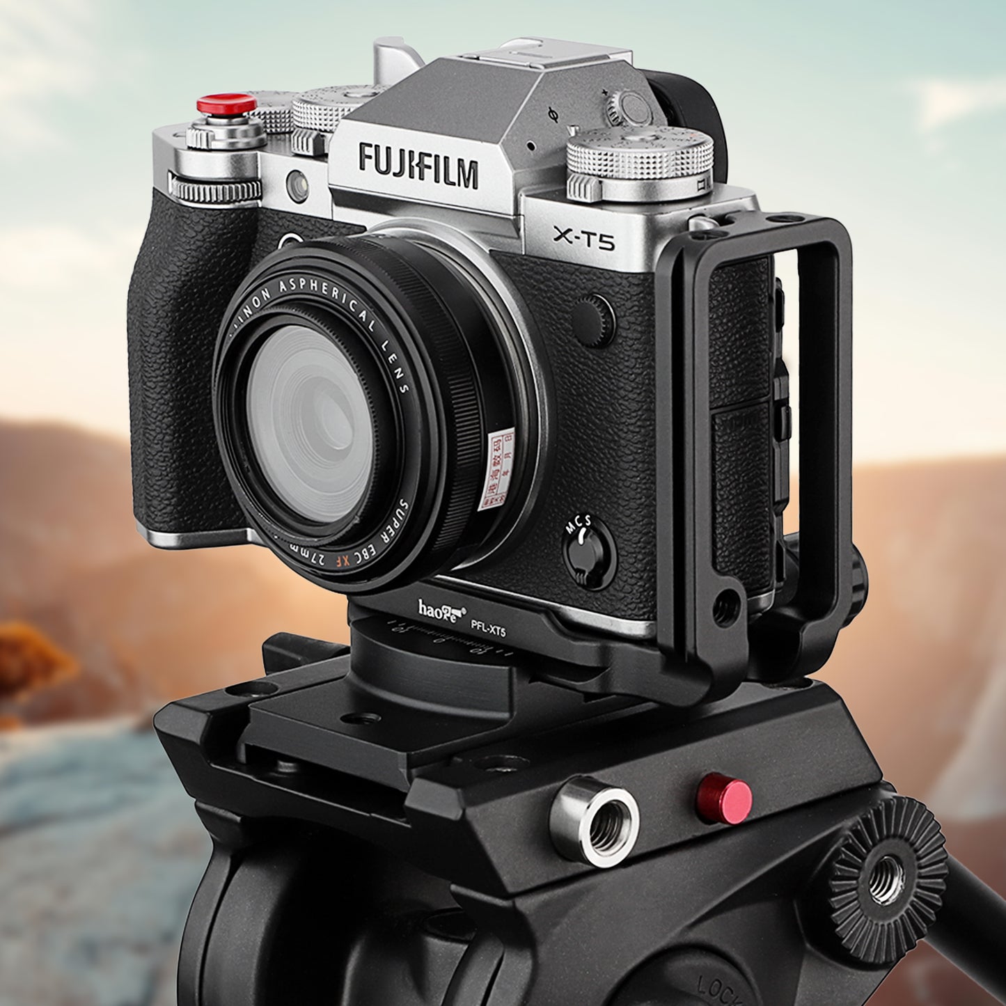 Haoge CP-MA90 Quick Release QR Clamp Adapter Convertor for Select Manfrotto Sachtler Benro Sirui Tripod Fluid Video Head to Arca-Swiss Compatible