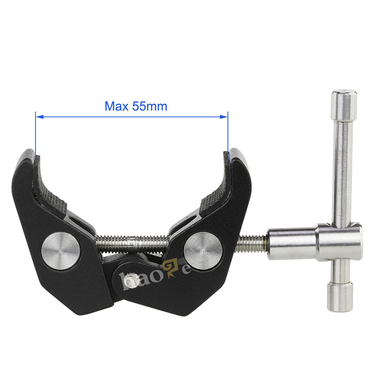 Haoge 11 inch Stainless Steel Articulating Friction Magic Arm with Large Clamp Crab Pliers Clip for HDMI LCD Monitor LED Light DSLR Camera Video Tripod Blue