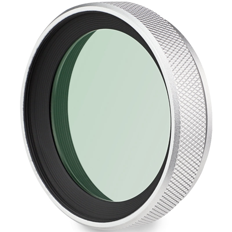 Haoge LUV-X100W Metal Lens Hood with MC UV Protection Multicoated Ultraviolet Lens Filter for Fujifilm Fuji X100F X100T X100S X100 X70 Camera Silver 2in1 accessory set