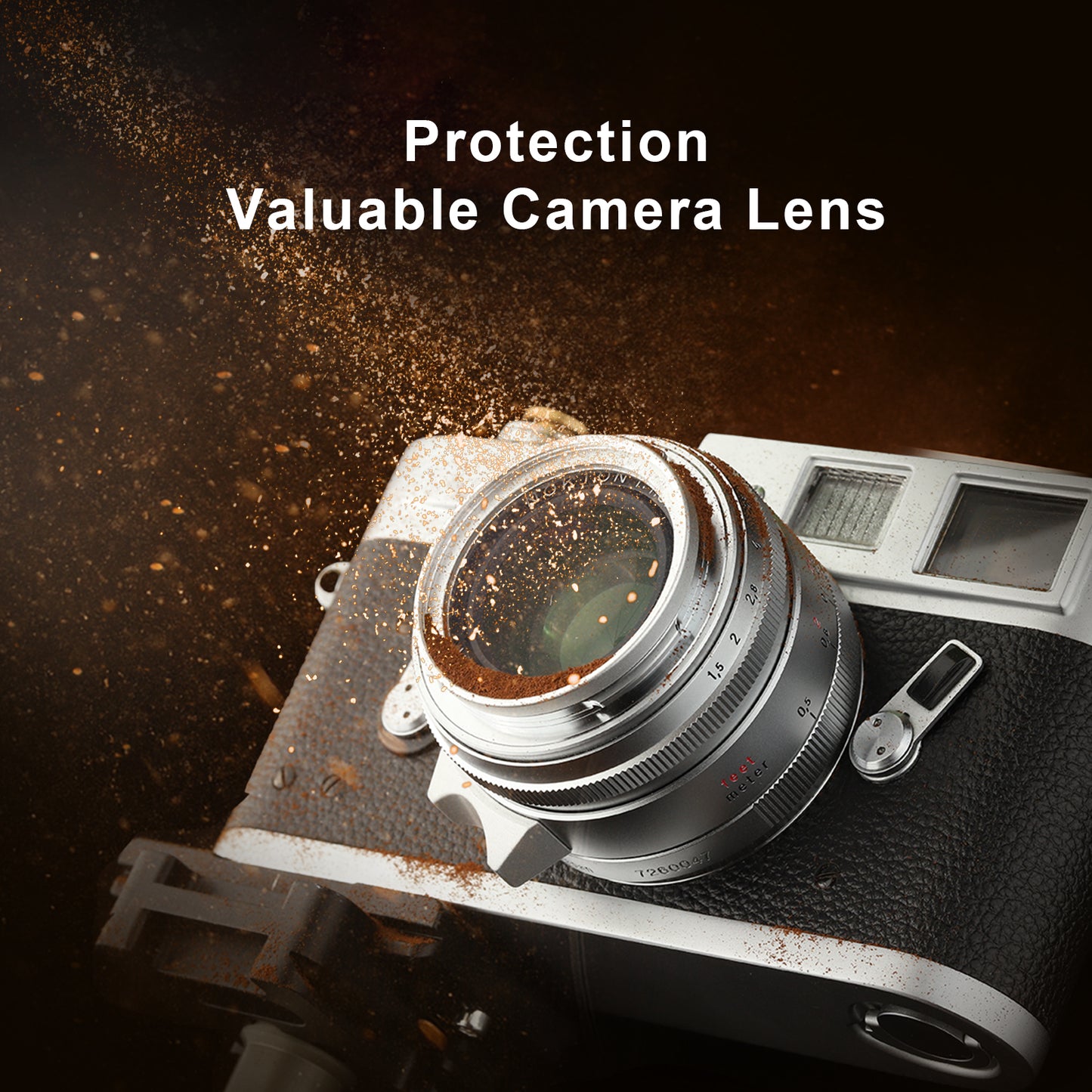 Haoge 43mm MC UV Lens Protection Filter for Leica Camera Lens Optical Glass Ultra Slim 18 Multi-Layer Coatings Silver