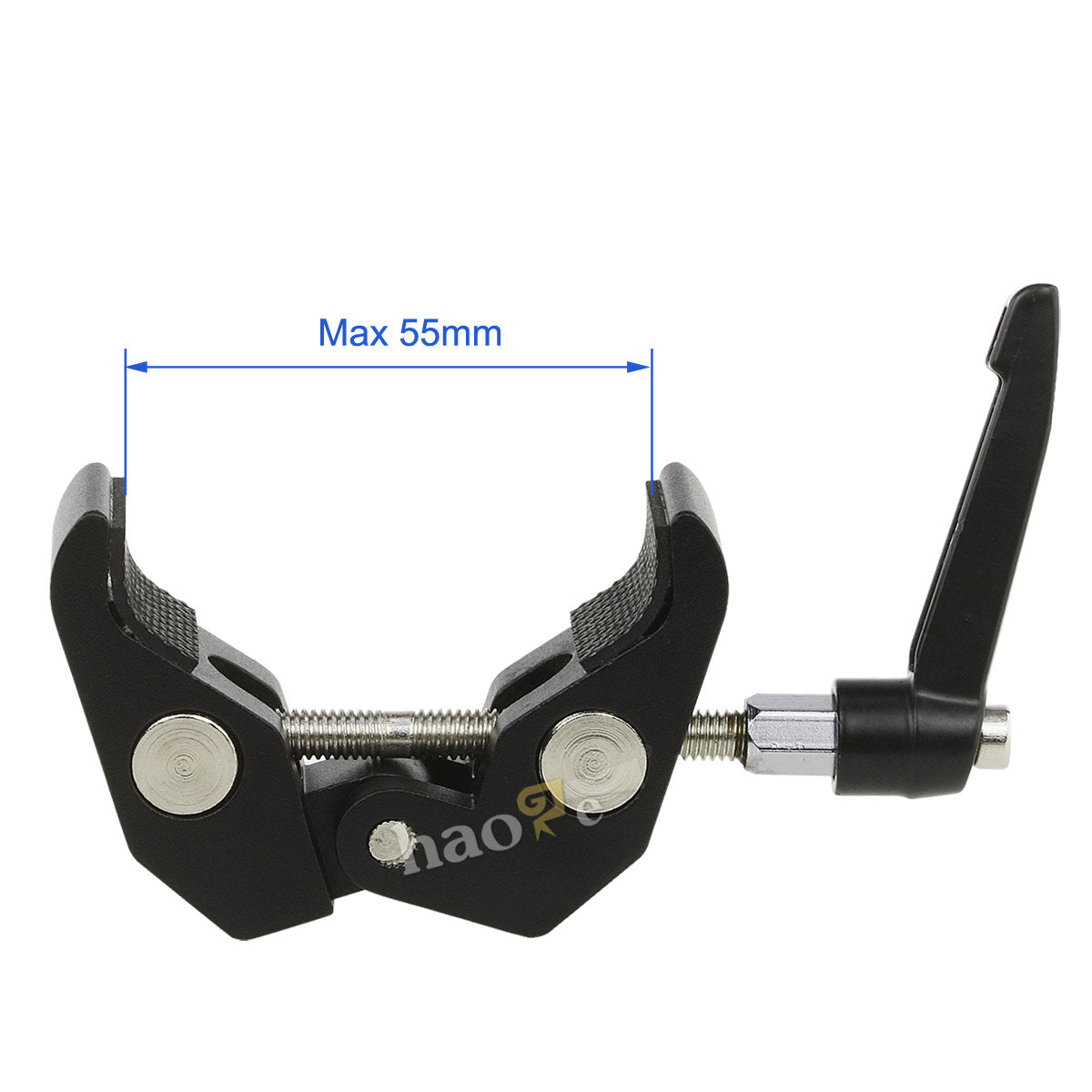 Haoge 11 inch Stainless Steel Articulating Friction Magic Arm with Small Clamp Crab Pliers Clip for HDMI LCD Monitor LED Light DSLR Camera Video Tripod Blue