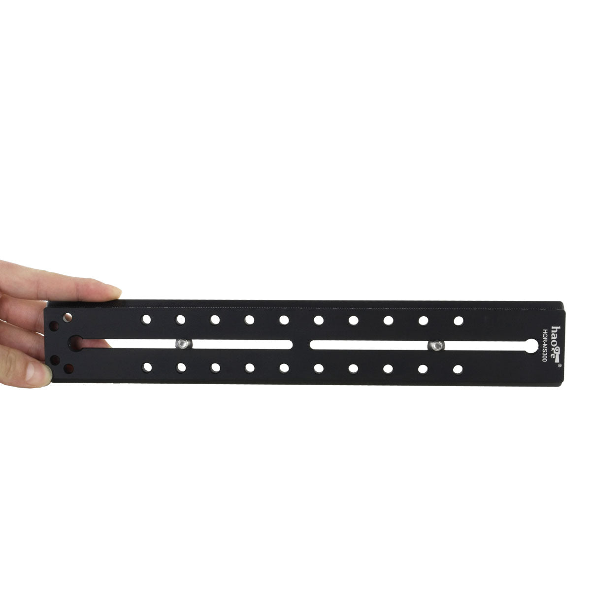 Haoge 300mm Long Sliding Quick Release Plate For Manfrotto Rapid Connect Clamp Benro Sirui Fluid Video Head Tripod Ball Heads