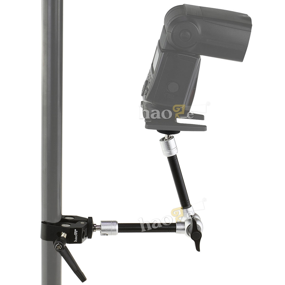 Haoge 11 inch Articulating Friction Magic Arm with Small Clamp Crab Pliers Clip for HDMI LCD Monitor LED Light DSLR Camera Video Tripod