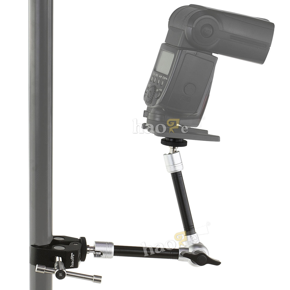 Haoge 11 inch Articulating Friction Magic Arm with Large Clamp Crab Pliers Clip for HDMI LCD Monitor LED Light DSLR Camera Video Tripod