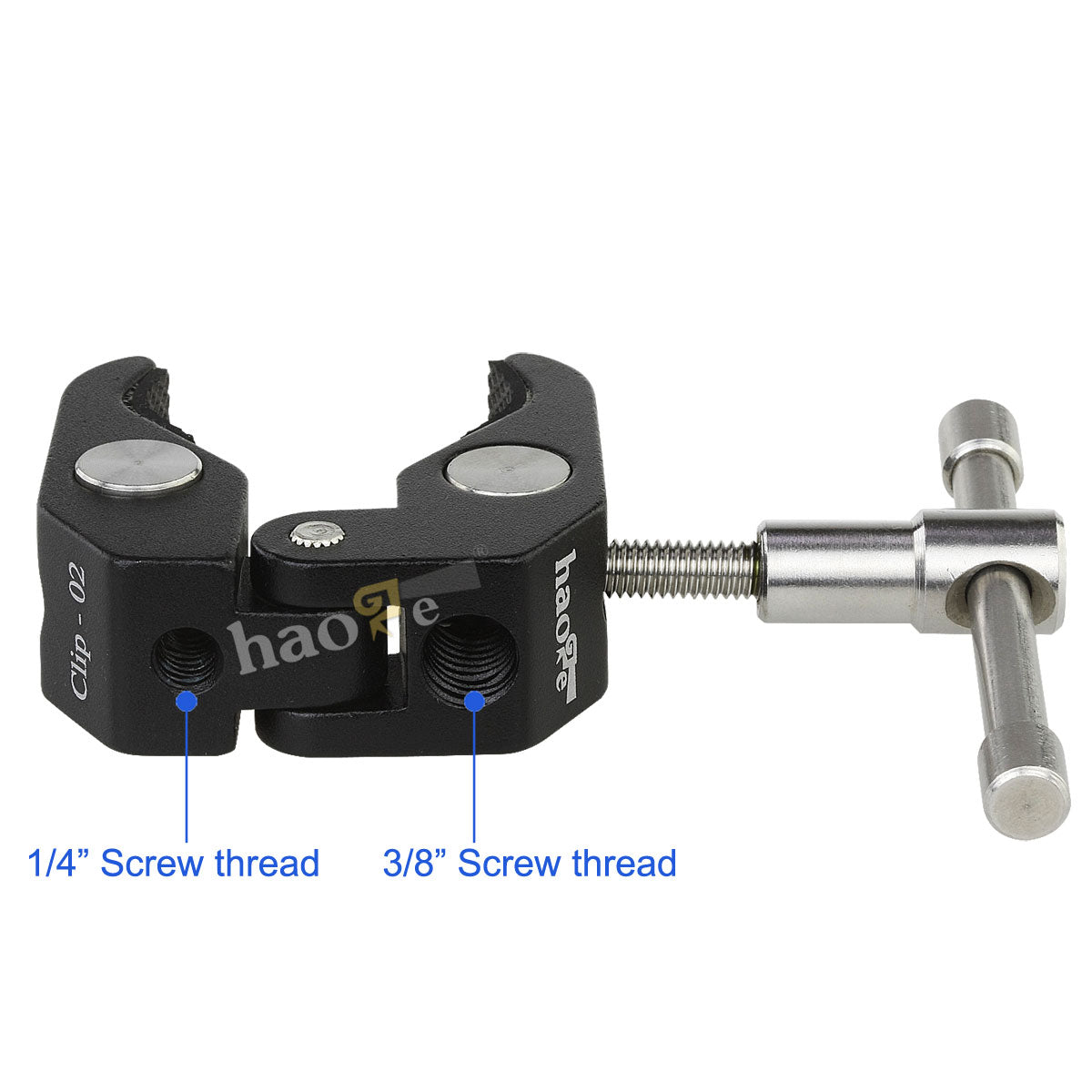 Haoge 11 inch Articulating Friction Magic Arm with Large Clamp Crab Pliers Clip for HDMI LCD Monitor LED Light DSLR Camera Video Tripod Red