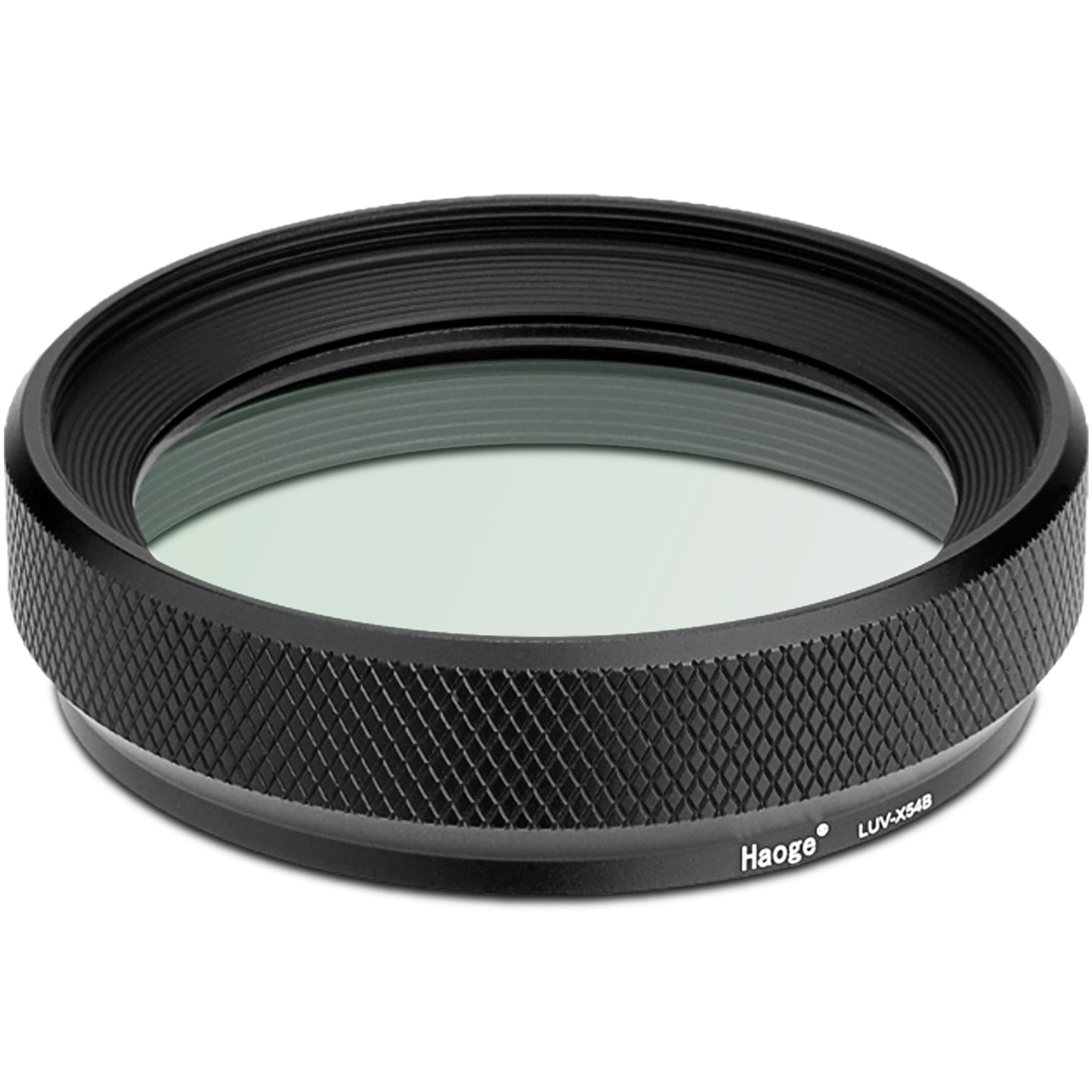 Haoge Metal Lens Hood with MC UV Protection Multicoated Ultraviolet Lens Filter for Fujifilm Fuji X100VI Camera Black LUV-X54B