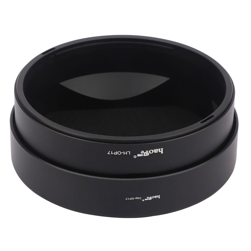 Haoge LH-OP17 Square Metal Lens Hood Shade for Olympus M.ZUIKO DIGITAL ED 45mm F1.2 PRO Lens 45MM F1.2