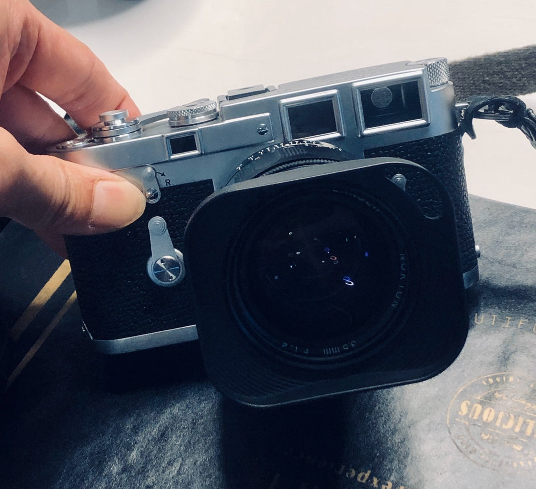Haoge LH-VM35P Bayonet Metal Square Lens Hood Compatible with Voigtlander Nokton Aspherical ASPH 40mm f/1.2 VM , 35mm f1.2 VM , 50mm f1.2 VM Leica M Lens replaces LH-8 Hollow Out Designed Black