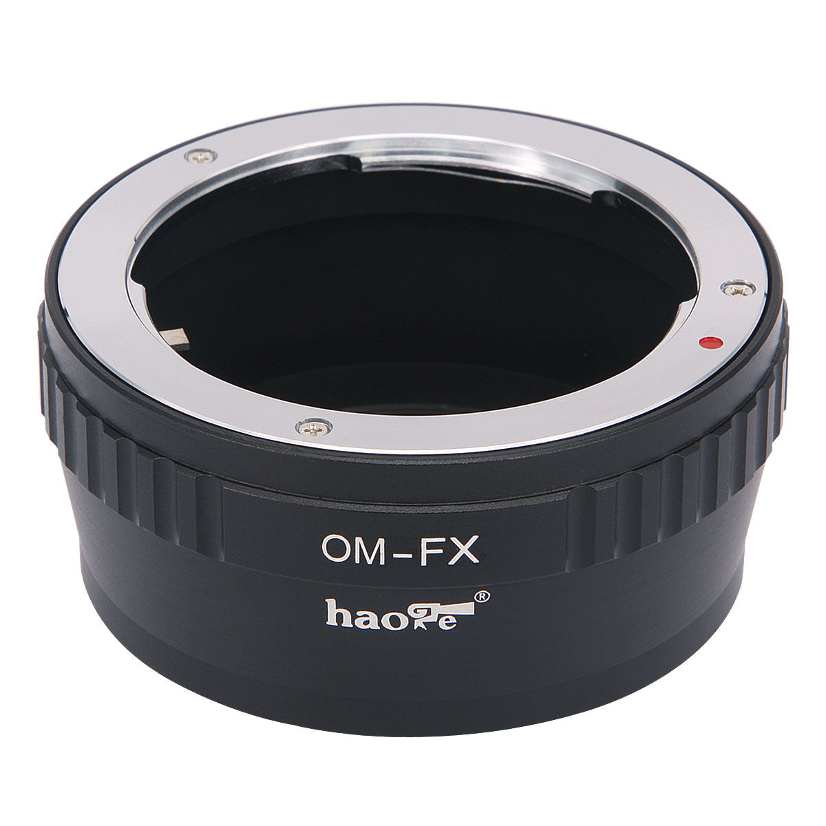 Haoge Manual Lens Mount Adapter for Olympus OM Lens to Fujifilm Fuji X FX mount Camera such as X-A1 X-A2 X-A3 X-A5 X-A10 X-A20 X-E1 X-E2 X-E2s X-E3 X-H1 X-M1 X-Pro1 X-Pro2 X-T1 X-T2 X-T10 X-T20