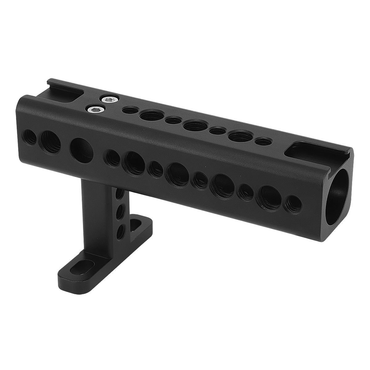 Haoge HT-T01 Top Handle Grip with 1/4 3/8 Screw holes and Cold Shoe mount for Camera Cages