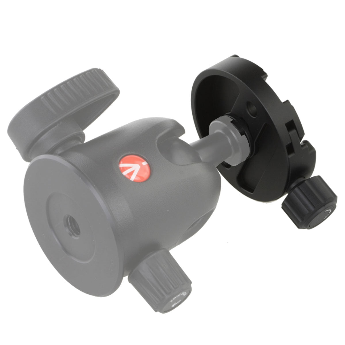 Haoge Combo Boss Adapter with CP-58 58mm Arca-Swiss-Compatible Quick Release Clamp for Manfrotto Tripod Ball Head Clamp Replacement