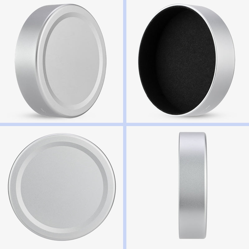 Haoge Metal Front Lens Cap Cover for Fujifilm GFX100RF Camera Accessories Silver Cap-GFX-S
