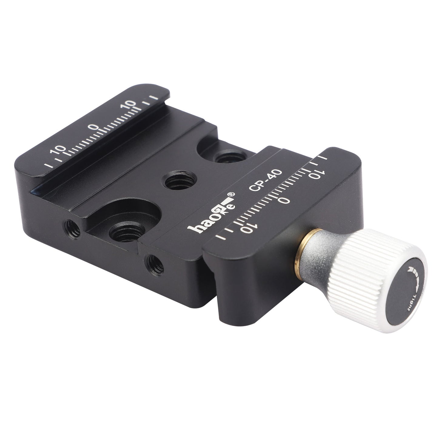 Haoge CP-40 DSLR and Mirrorless Quick Release Clamp for Arca-Type Standard Conversion Heighten riser Compatible with DJI Ronin S/SC ZHIYUN Crane Series Weebill S Gimbal Manfrotto Tripod Ball Head