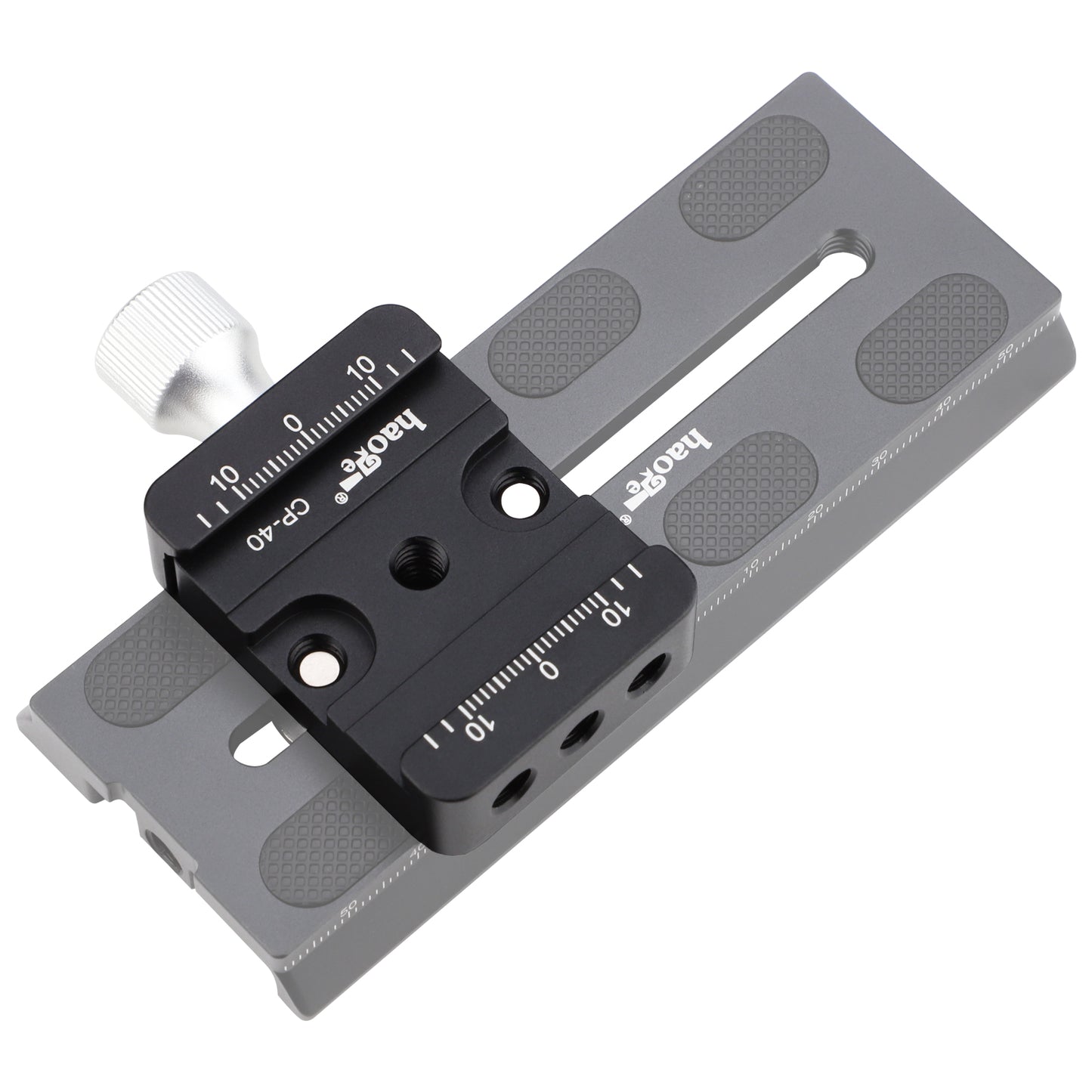 Haoge CP-40 DSLR and Mirrorless Quick Release Clamp for Arca-Type Standard Conversion Heighten riser Compatible with DJI Ronin S/SC ZHIYUN Crane Series Weebill S Gimbal Manfrotto Tripod Ball Head