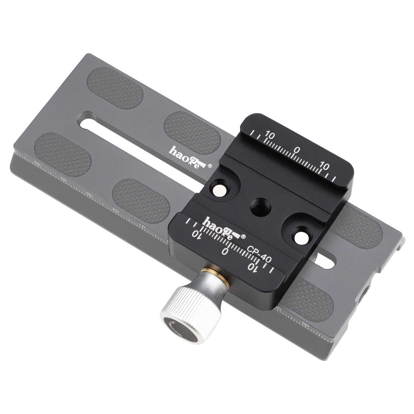 Haoge CP-40 DSLR and Mirrorless Quick Release Clamp for Arca-Type Standard Conversion Heighten riser Compatible with DJI Ronin S/SC ZHIYUN Crane Series Weebill S Gimbal Manfrotto Tripod Ball Head