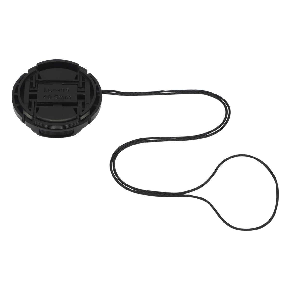 Haoge 40.5mm Center Pinch Snap On Front Lens Cap Cover with Cap Keeper for Canon Nikon Sony Fujifilm Sigma Tamron and Other 40.5mm Filter Thread Lens