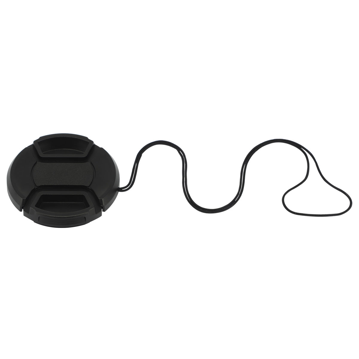 Haoge 49mm Center Pinch Snap On Front Lens Cap Cover with Cap Keeper for Canon Nikon Sony Fujifilm Sigma Tamron and Other 49mm Filter Thread Lens