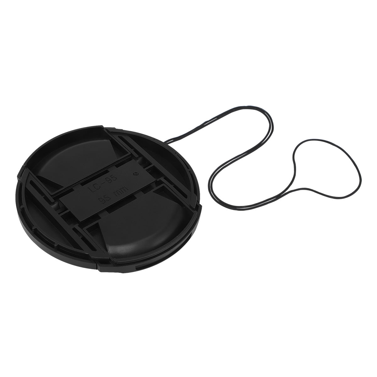 Haoge 95mm Center Pinch Snap On Front Lens Cap Cover with Cap Keeper for Canon Nikon Sony Fujifilm Sigma Tamron and Other 95mm Filter Thread Lens