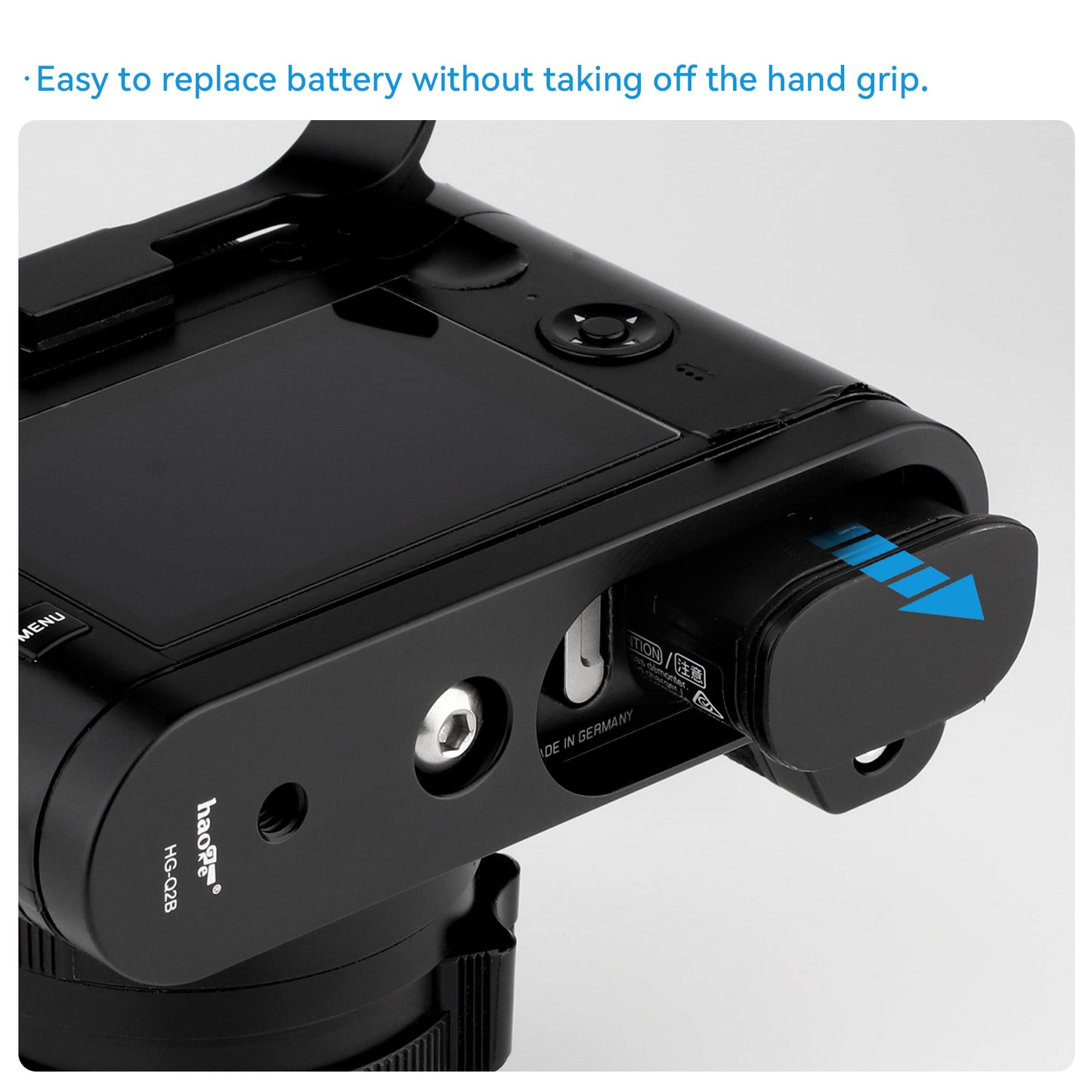 Haoge HG-Q2B Hand Grip Bracket Holder Designed for Leica Q2 Camera Body